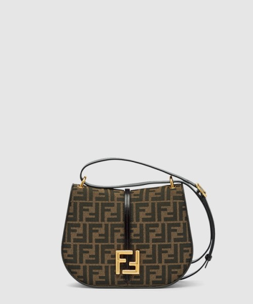 펜디 커몬 미듐 FF 자카드 패브릭백 8BT366