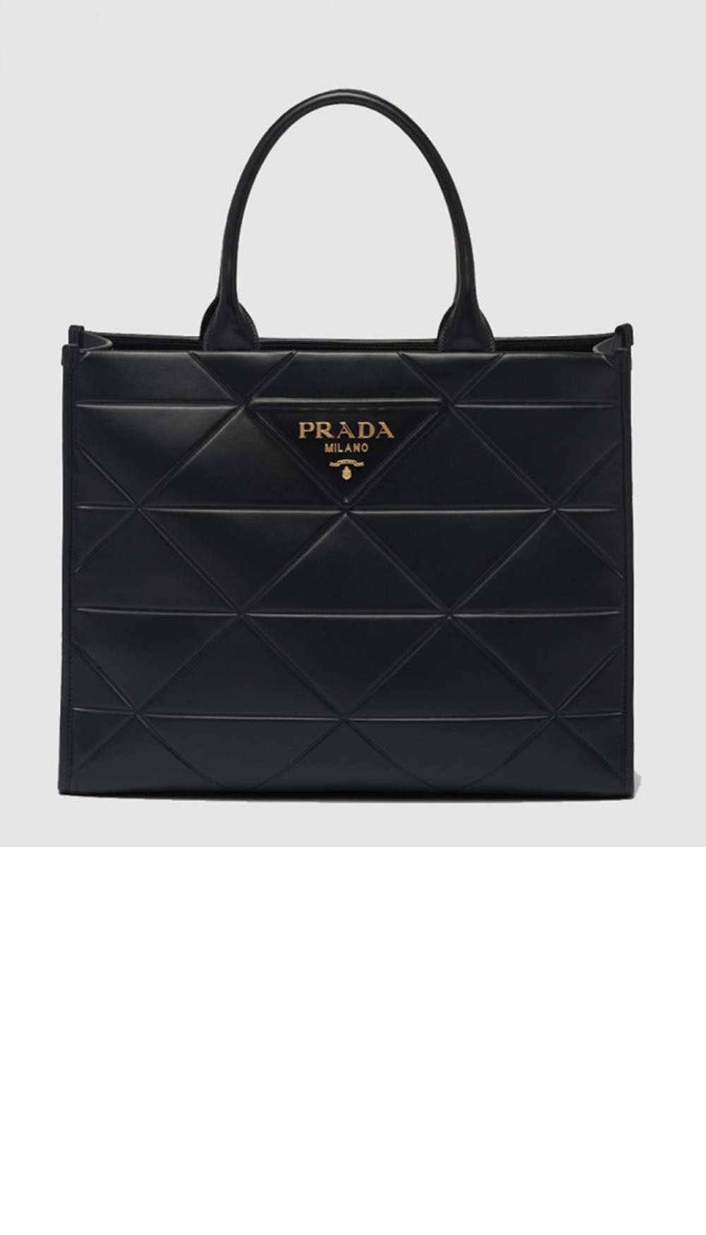 프라다 탑스티치 심볼백 라지 1BA377