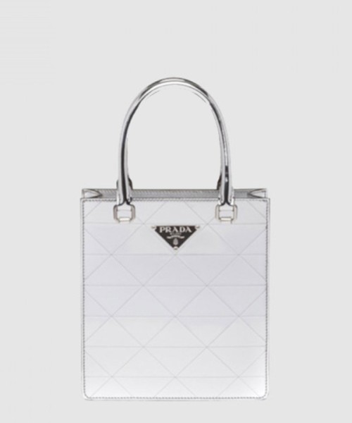 프라다 크리스탈 새틴 핸드백 1BA253
