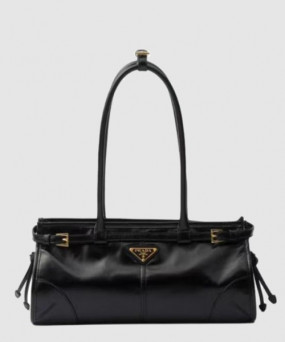 프라다 미디엄 가죽 핸드백 1BA426
