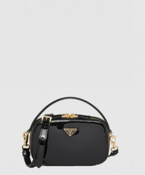 프라다 페이턴트 가죽 미니 백 1BH206