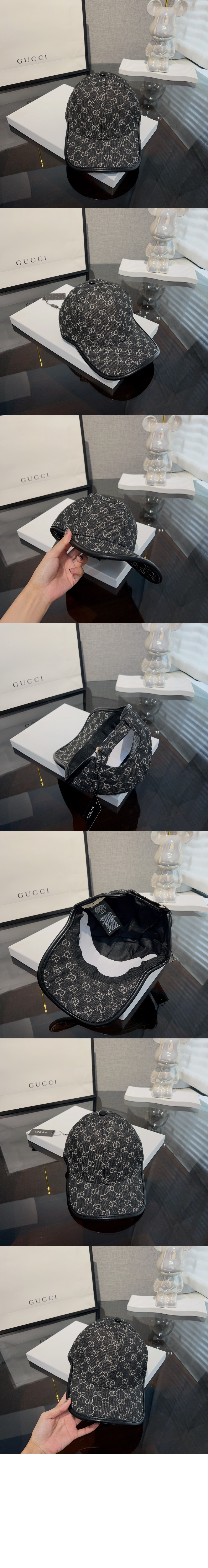 구찌 GG 데님 베이스볼 캡 656206