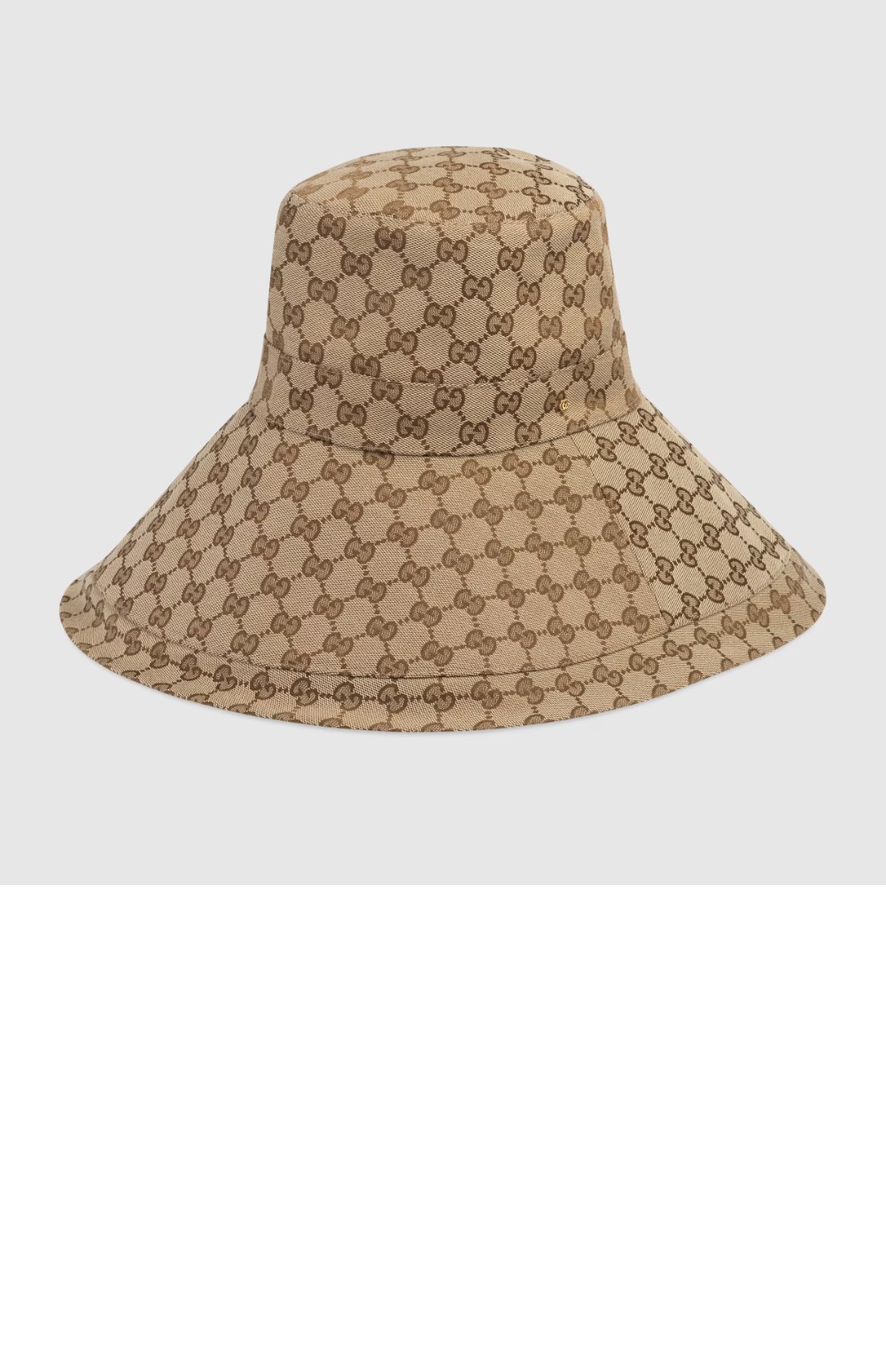 구찌 캔버스 와이드 브림 버킷햇 631958