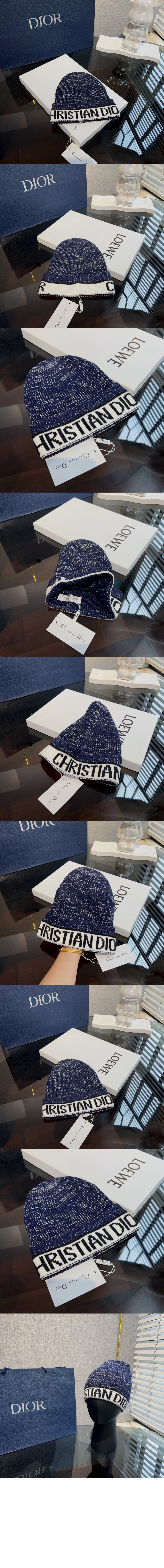 디올 니트모자 4U62B