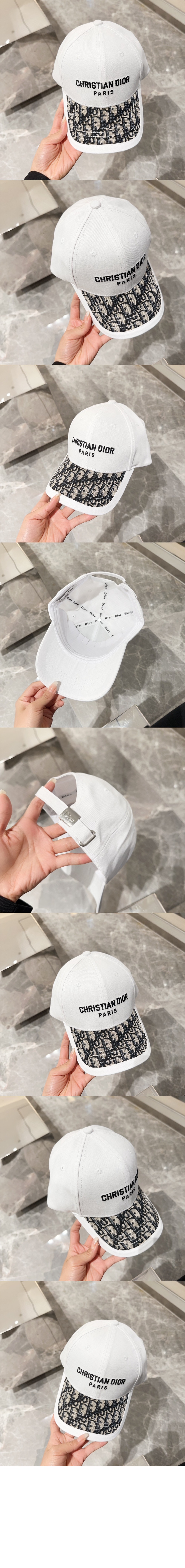 디올 자수 베이스볼 캡 U64S3