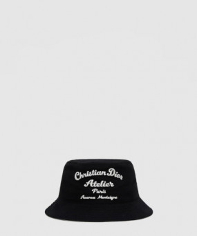 디올 아뜰리에 자수 로고 버킷햇 243C9