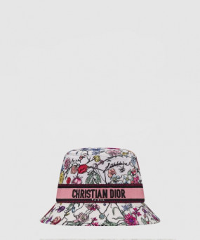 디올 자수 로고 버킷햇 35DBF