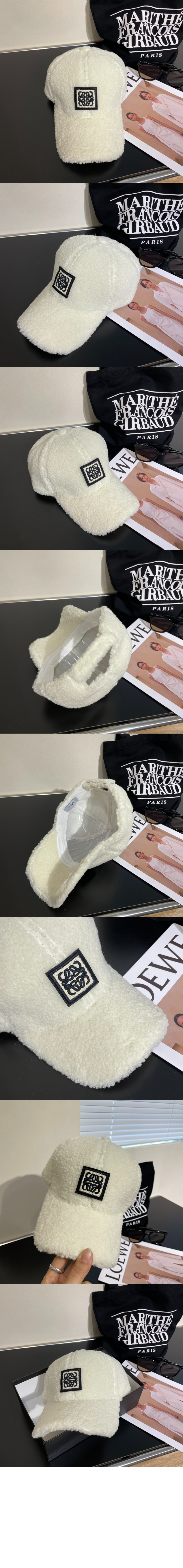 로에베 램스울 베이스볼 캡