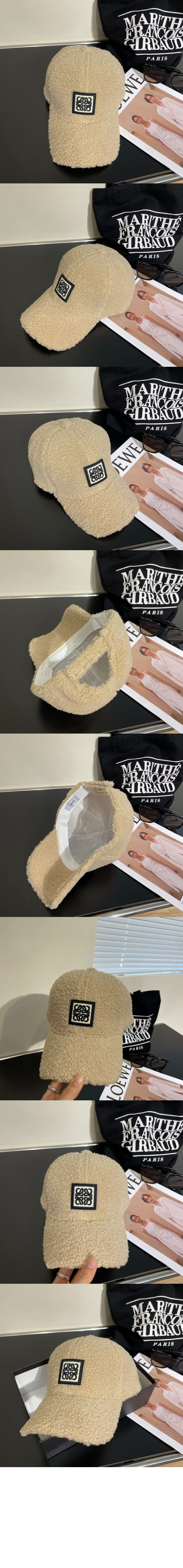 로에베 램스울 베이스볼 캡