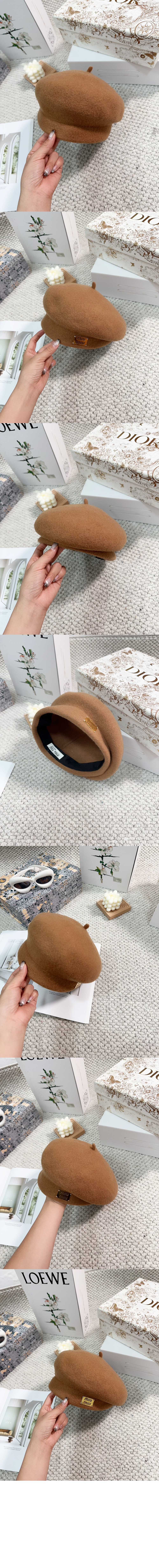 미우미우 팔각 모자 5HC437