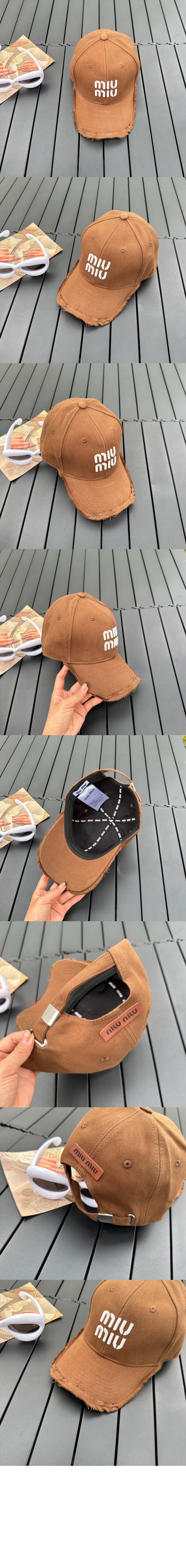 미우미우 베이스볼 캡 5HC493