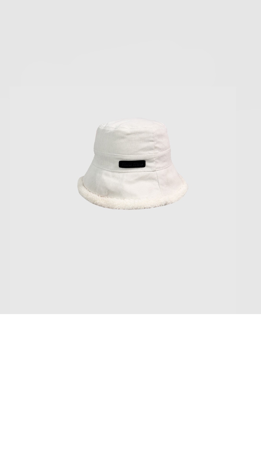 미우미우 램스울 벙거지 5HC346