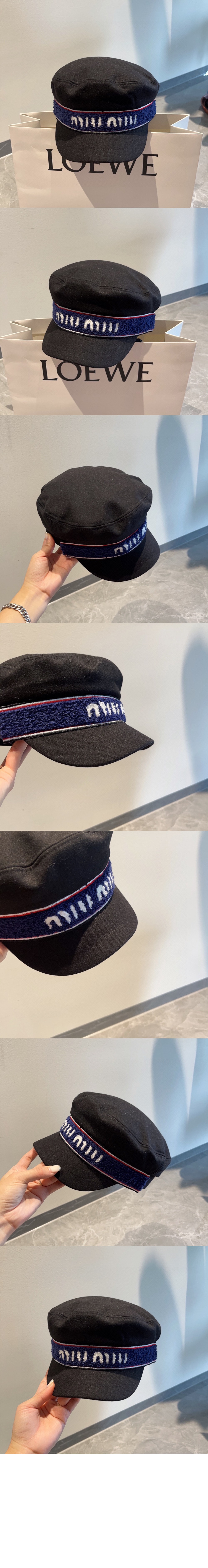 미우미우 밀리터리 베이스볼 캡 5HC776