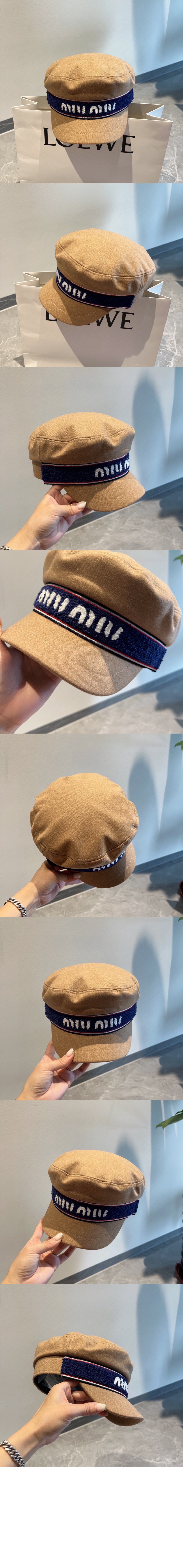 미우미우 밀리터리 베이스볼 캡 5HC776