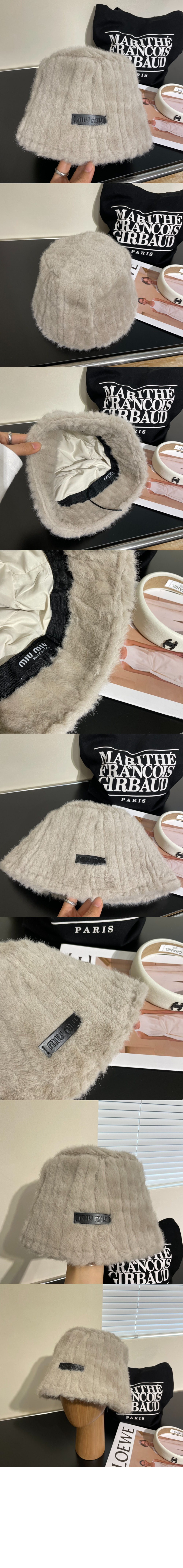 미우미우 뽀글이 벙거지 5HC144