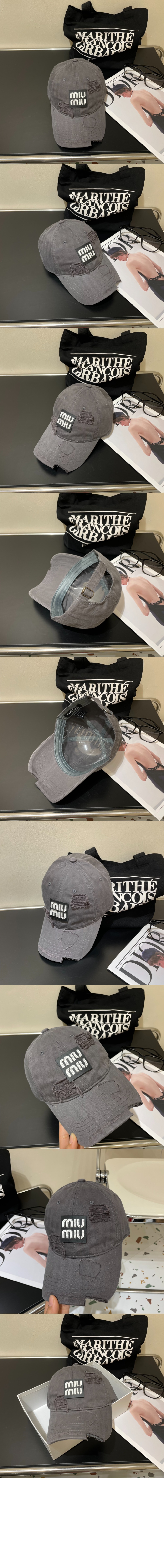 미우미우 베이스볼 캡 5HC661