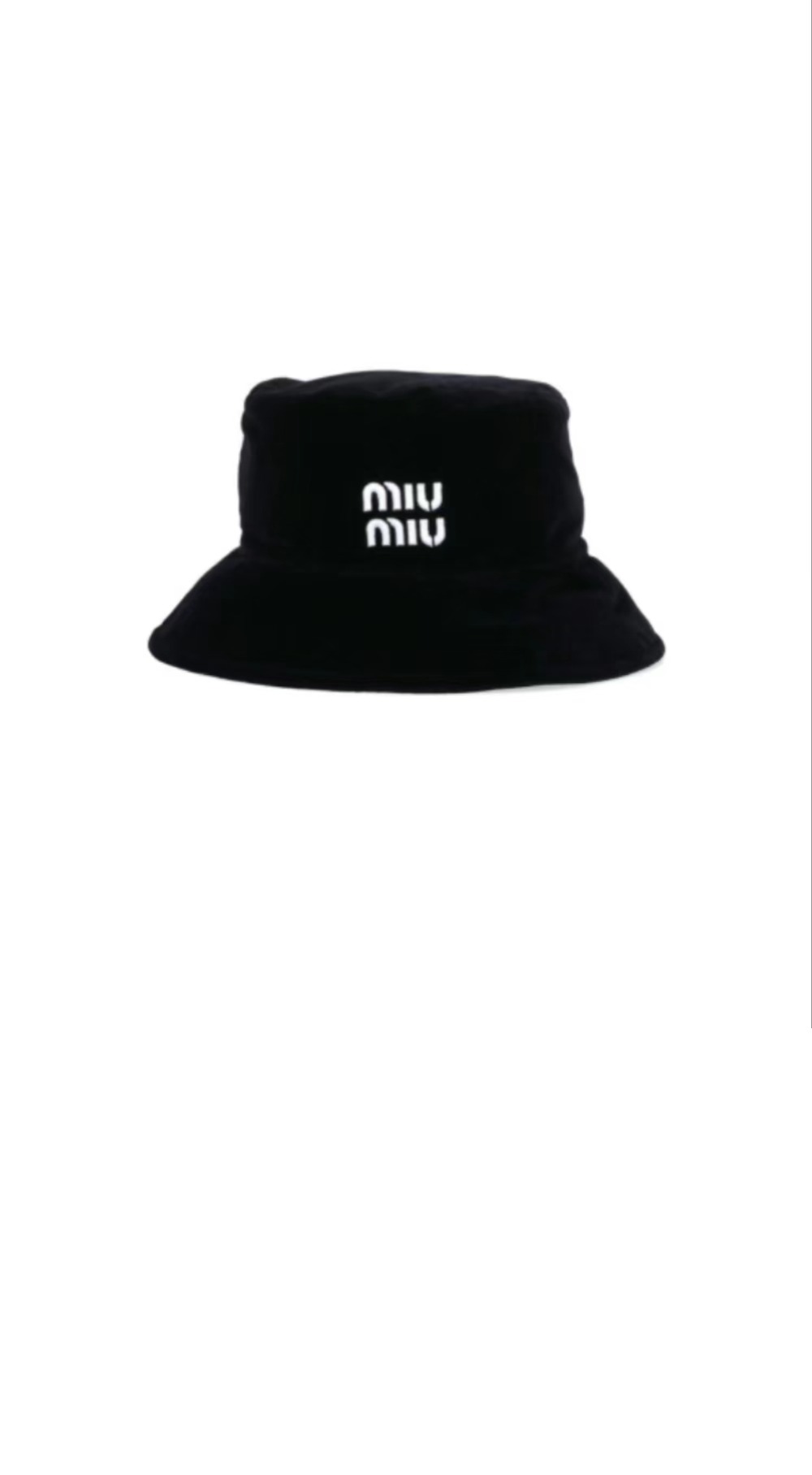 미우미우 로고 버킷햇 5HC196