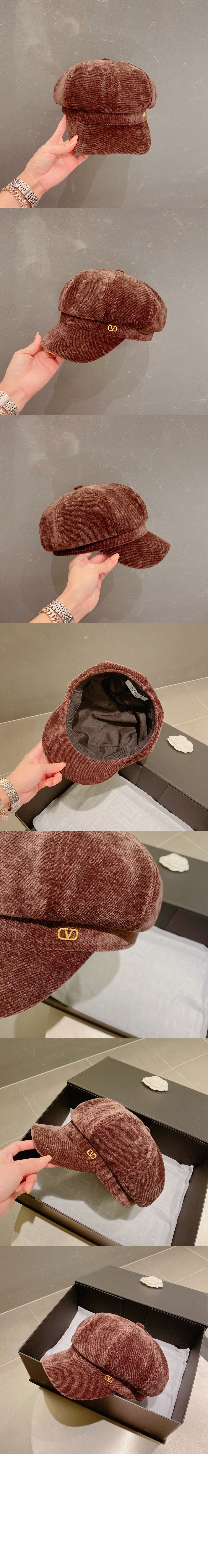 발렌티노 팔각 모자