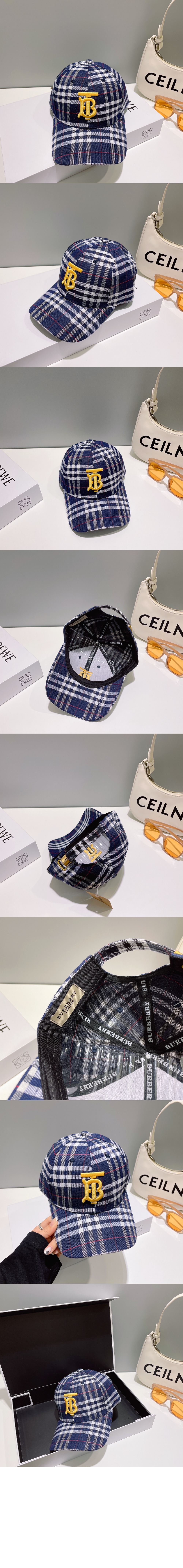 버버리 빈티지 체크 베이스볼 캡 8045217