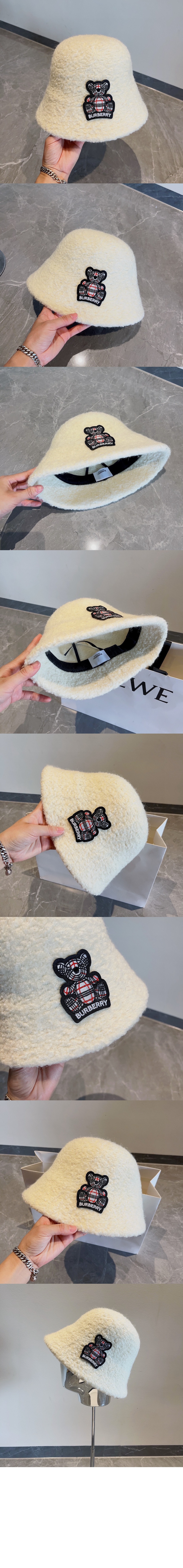 버버리 램스울 벙거지 8035489