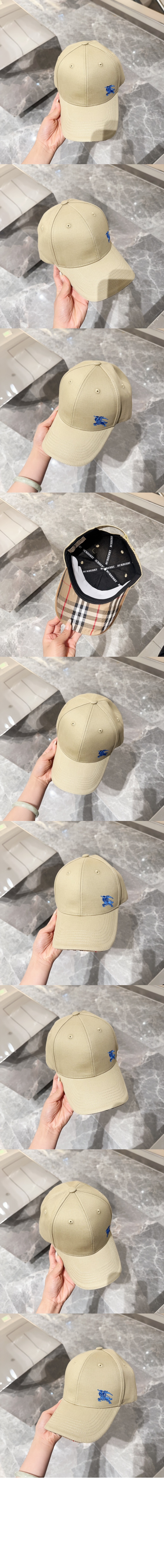 버버리 입체 자수 야구 모자 8034657