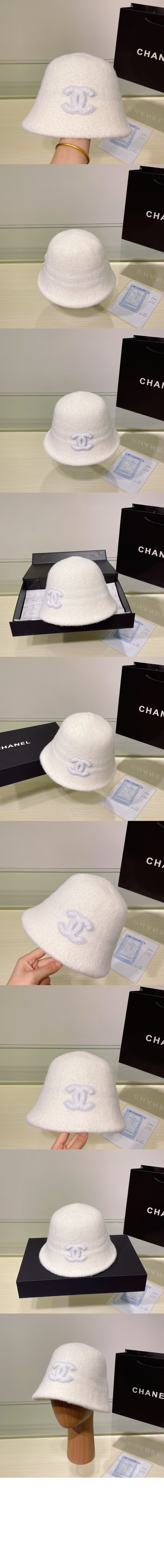 샤넬 램스울 버킷햇 AA4559