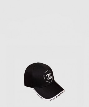 샤넬 자수 베이스볼 캡 AA8843