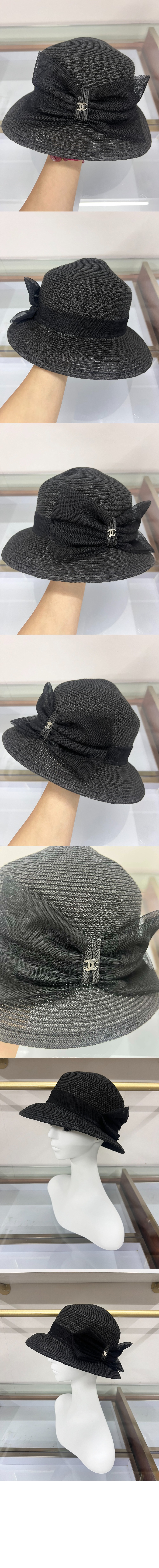 샤넬 밀짚모자 선캡 AA1473