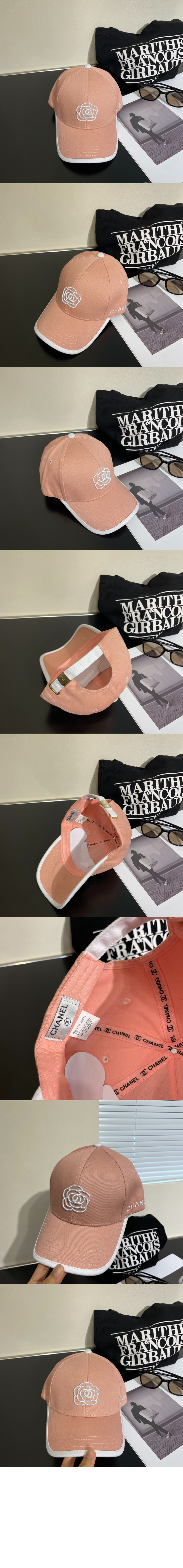 샤넬 자수 베이스볼 캡 AA9822