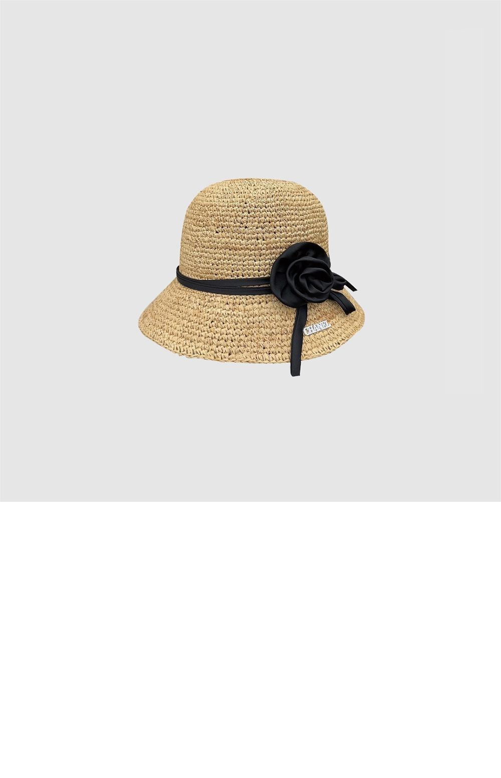 샤넬 밀짚모자 버킷햇 AA8345