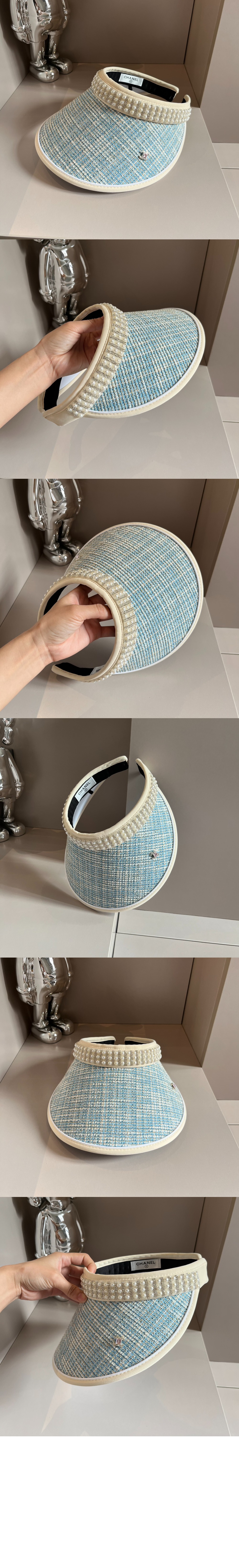 샤넬 진주 선캡 AA5624