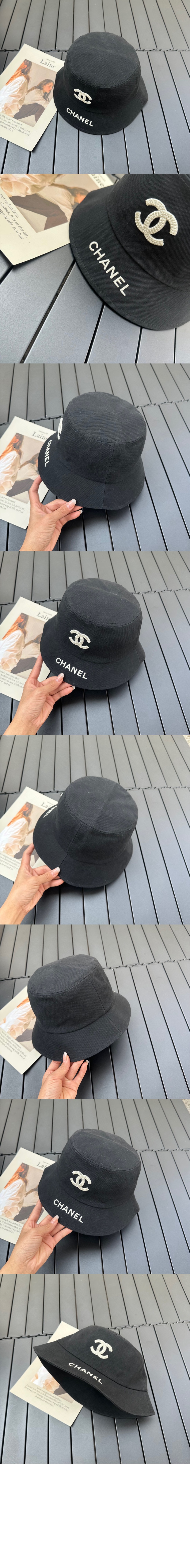 샤넬 CC 로고 버킷햇 AA6372