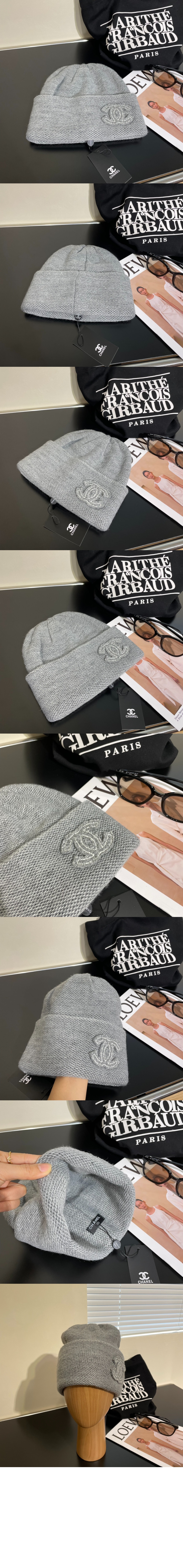 샤넬 로고 비니 AA2718