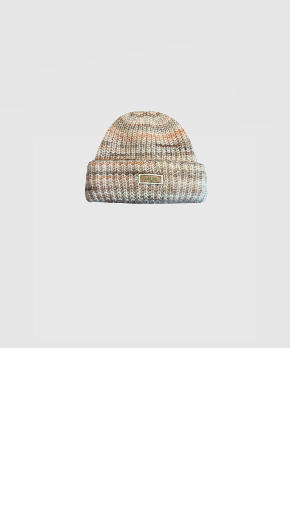 셀린느 니트 양털 모자 2A22B3