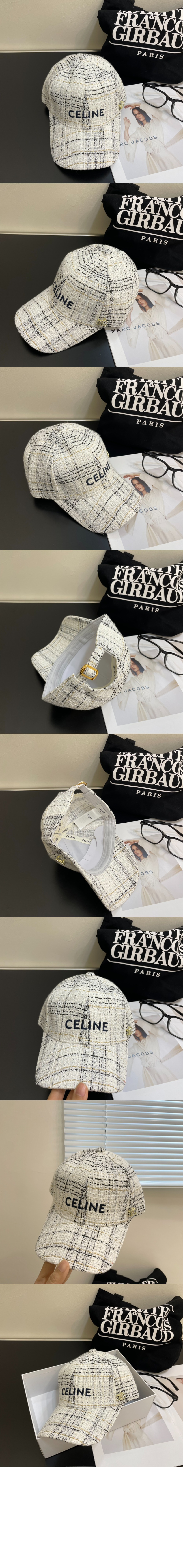 셀린느 니트 베이스볼 캡 2A73T3