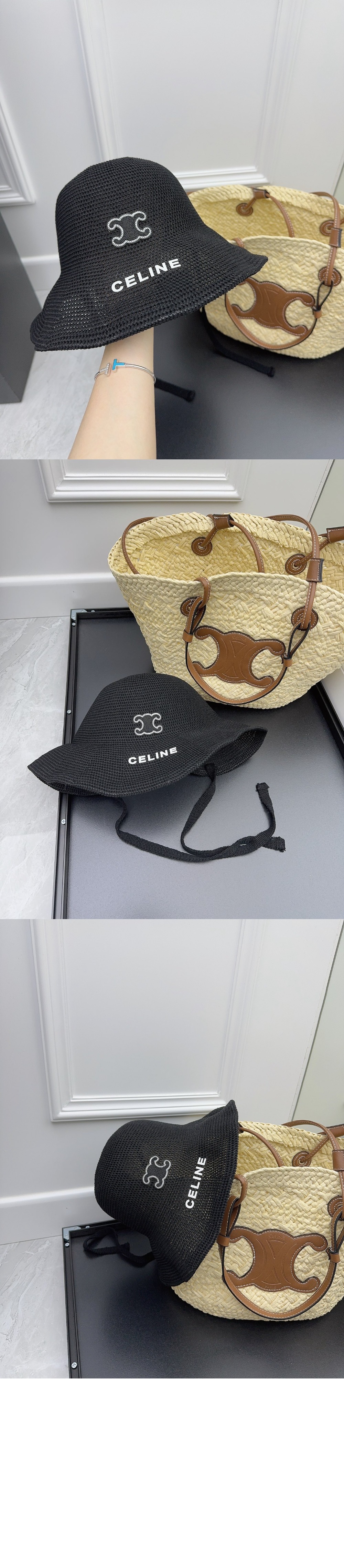 셀린느 니트 벙거지 2A96T2