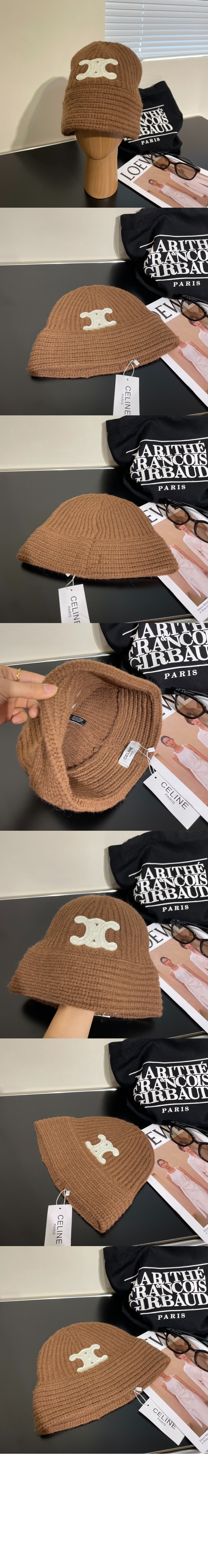 셀린느 크로셰 버킷햇 2A48T9