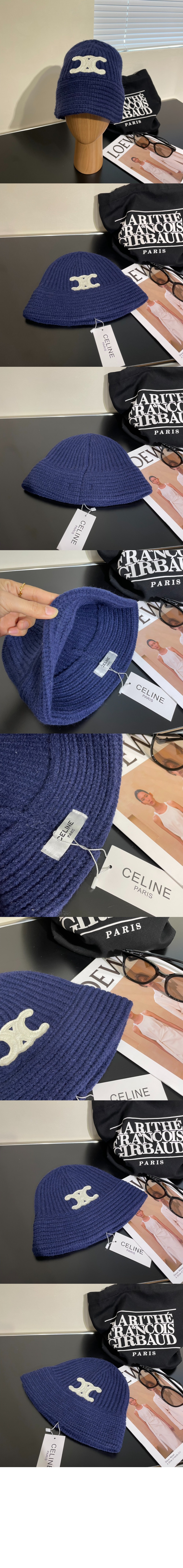 셀린느 크로셰 버킷햇 2A48T9