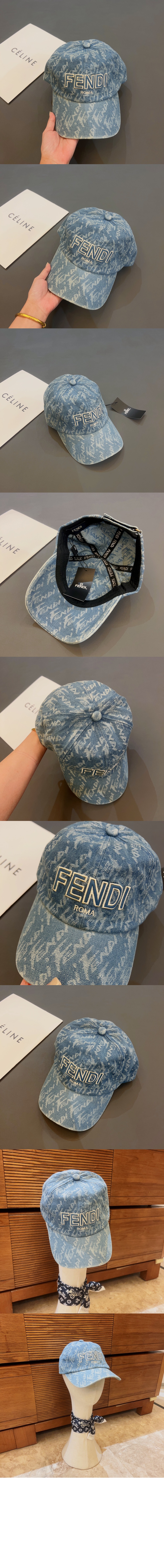 펜디 베이스볼 캡 FXQ657