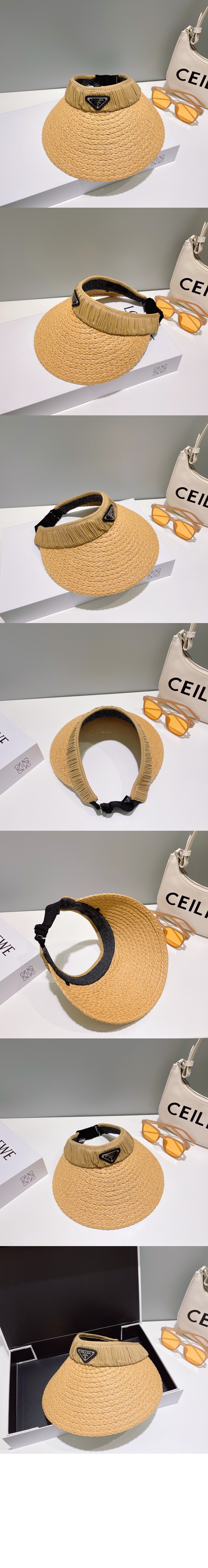 프라다 선캡 2HC476