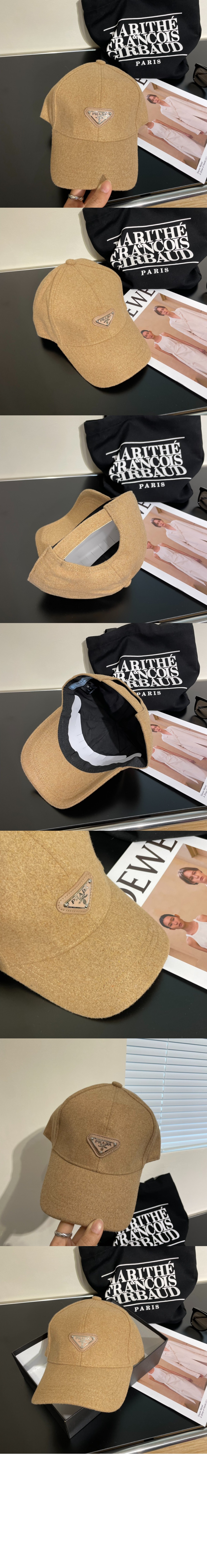 프라다 베이스볼 캡 2HC943