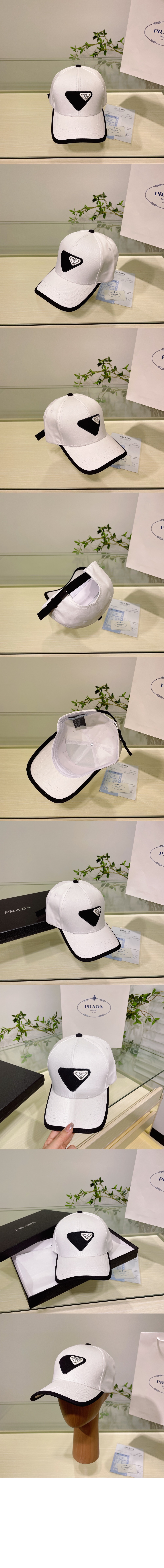 프라다 베이스볼 캡 2HC633