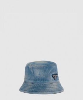 프라다 데님 버킷햇 1HC137