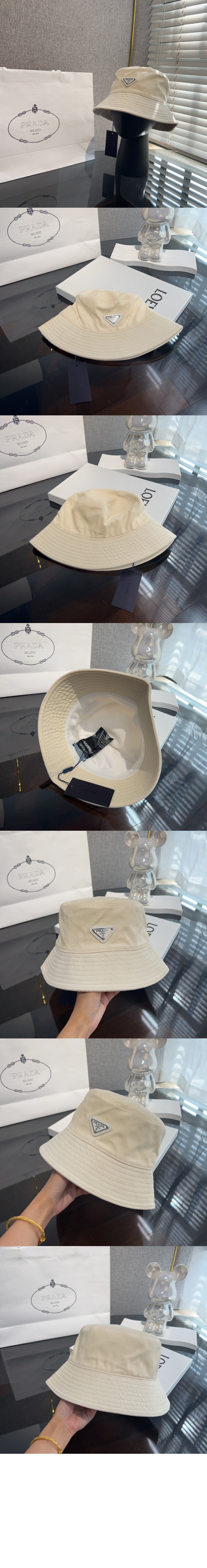 프라다 코듀로이 버킷햇 2HC137