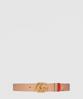 구찌 GG 마몽 리버서블 와이드 벨트 659416