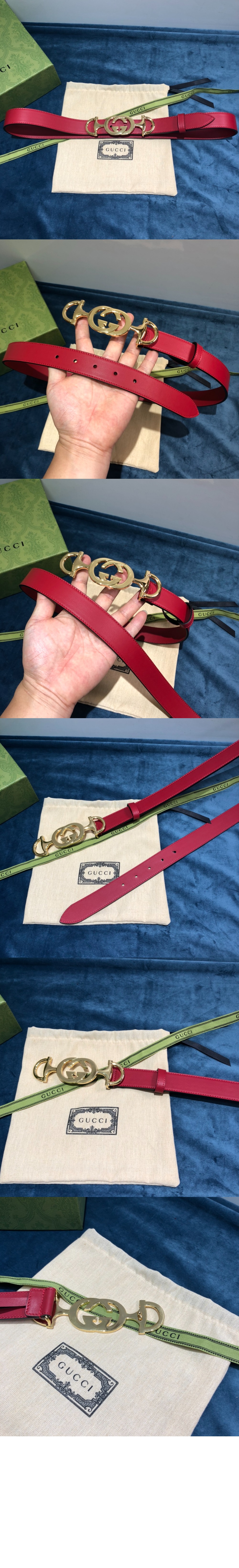 구찌 씬 벨트 550122