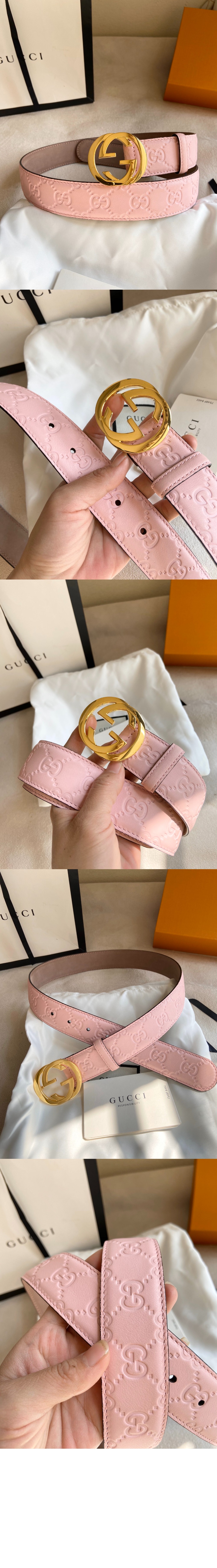 구찌 더블 G 버클 벨트 370543