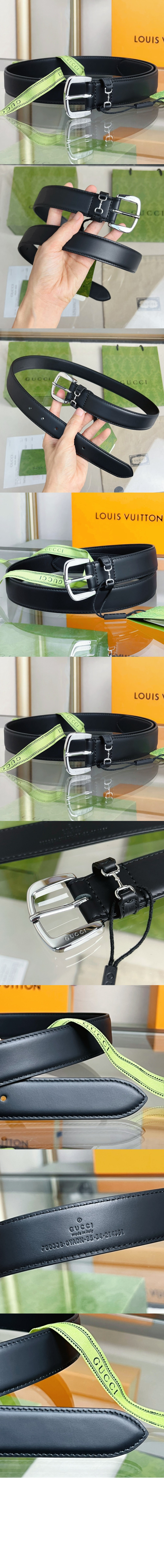 구찌 사각 버클 벨트 700338