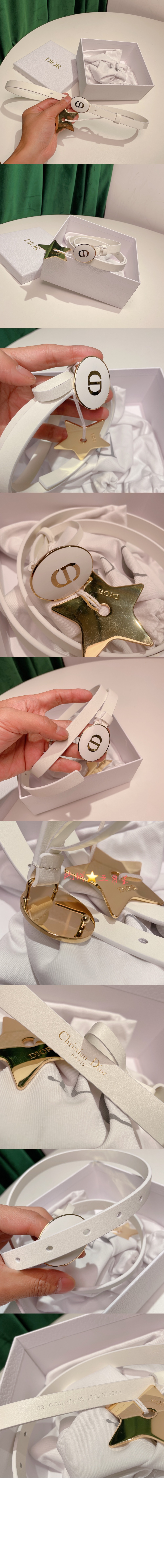 디올 소가죽 벨트 B0106