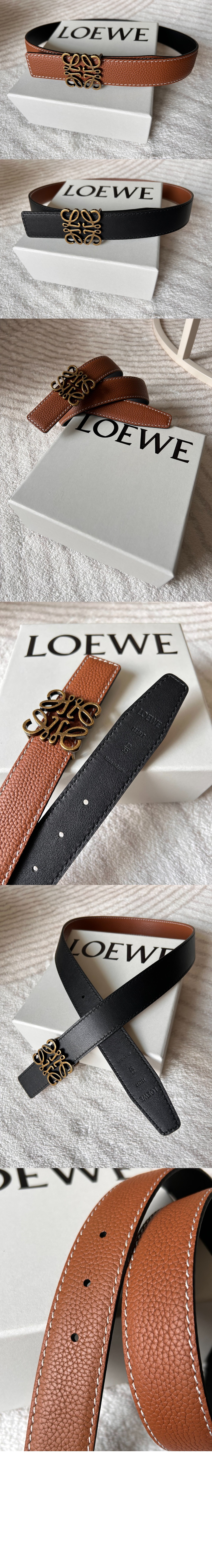 로에베 리버서블 애너그램 벨트